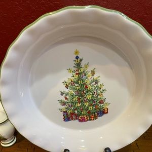 Christopher Radko traditions pie plate   New without tags